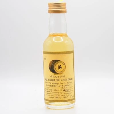Ben Nevis 10 Year Old Signatory Vintage 1990 5cl