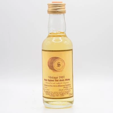 Allt A Bhainne 13 Year Old Signatory Vintage Cask Strength 1981 5cl