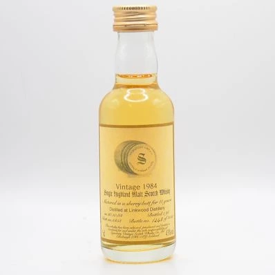 Linkwood 12 Year Old Signatory Vintage 1984 5cl