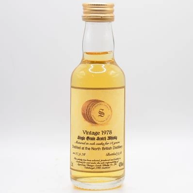 North British 14 Year Old Signatory Vintage Oak Casks 1978 5cl