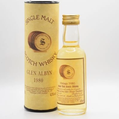 Glen Albyn 13 Year Old Signatory Vintage 1980 5cl