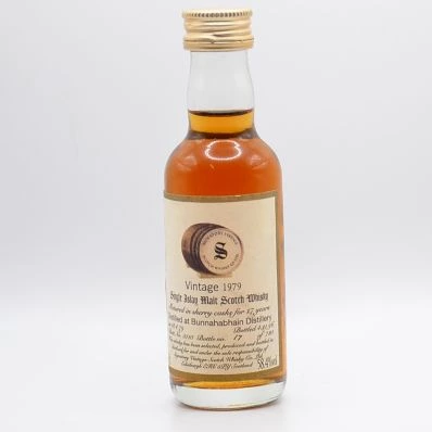 Bunnahabhain 17 Year Old Signatory Vintage Cask Strength 1979 5cl