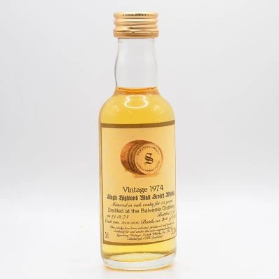 Balvenie 16 Year Old Signatory Vintage Cask Strength 1974 5cl
