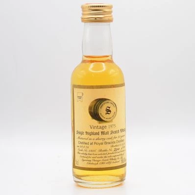 Royal Brackla 23 Year Old Signatory Vintage Cask Strength 1975 5cl