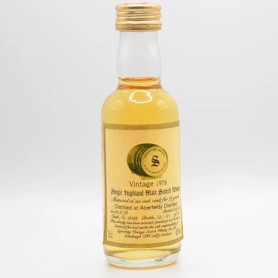 Aberfeldy 19 Year Old Signatory Vintage 1978 5cl
