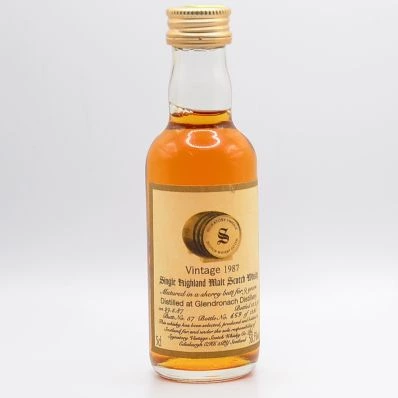 Glendronach 10 Year Old Signatory Vintage Cask Strength 1987 5cl