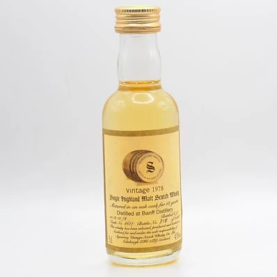 Banff 19 Year Old Signatory Vintage 1978 5cl