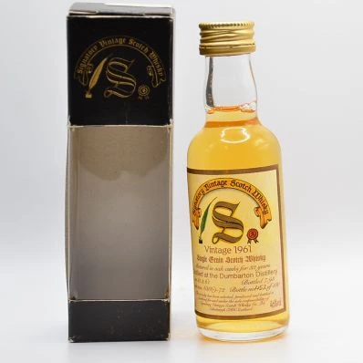 Dumbarton 32 Year Old Signatory Vintage 1961 5cl