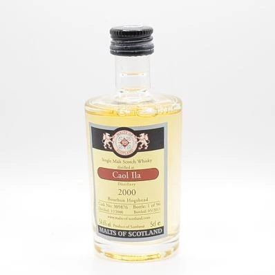 Caol Ila  11 Year Old Malts Of Scotland 2000 5cl