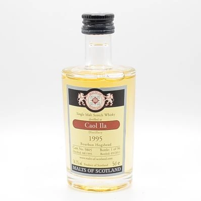 Caol Ila  15 Year Old Malts Of Scotland 1995 5cl