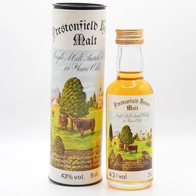 Bowmore 10 Year Old Prestonfield House Malt With Tube 1990s 5cl