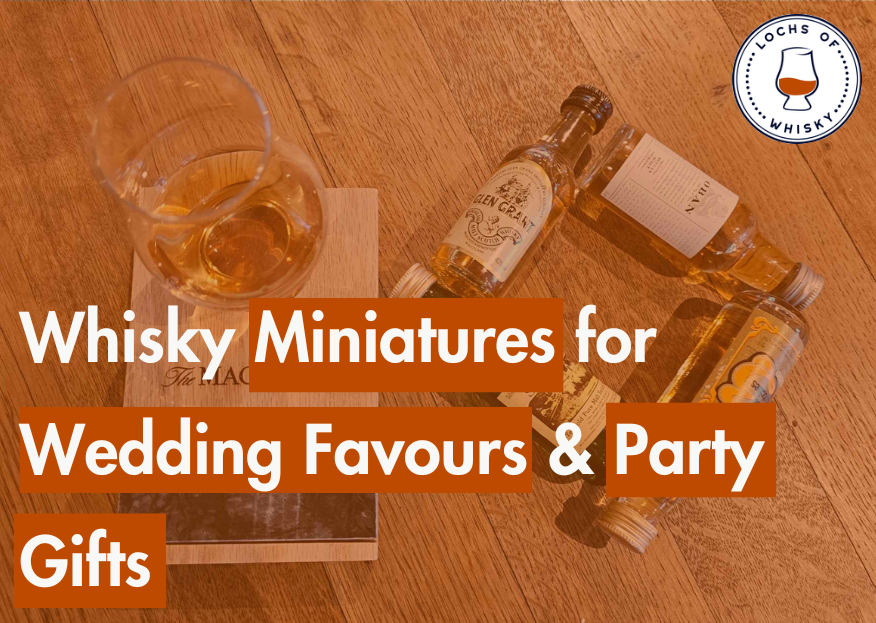 Whisky Miniatures for Wedding Favours & Party Gifts