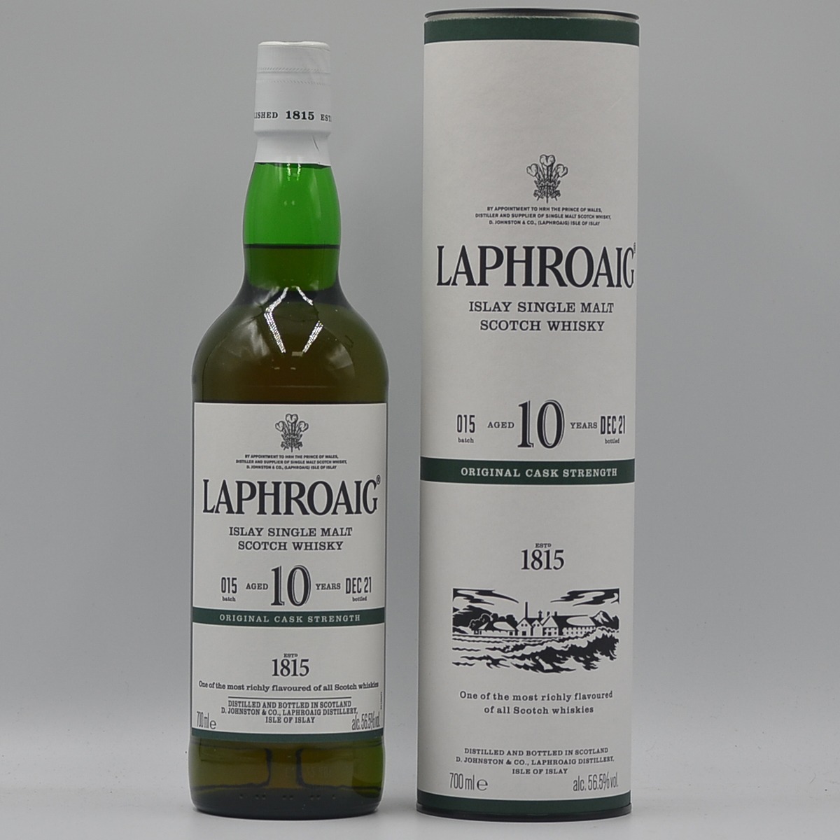 aphroaig 10 Year Old Cask Strength Whisky Batch 015 2021