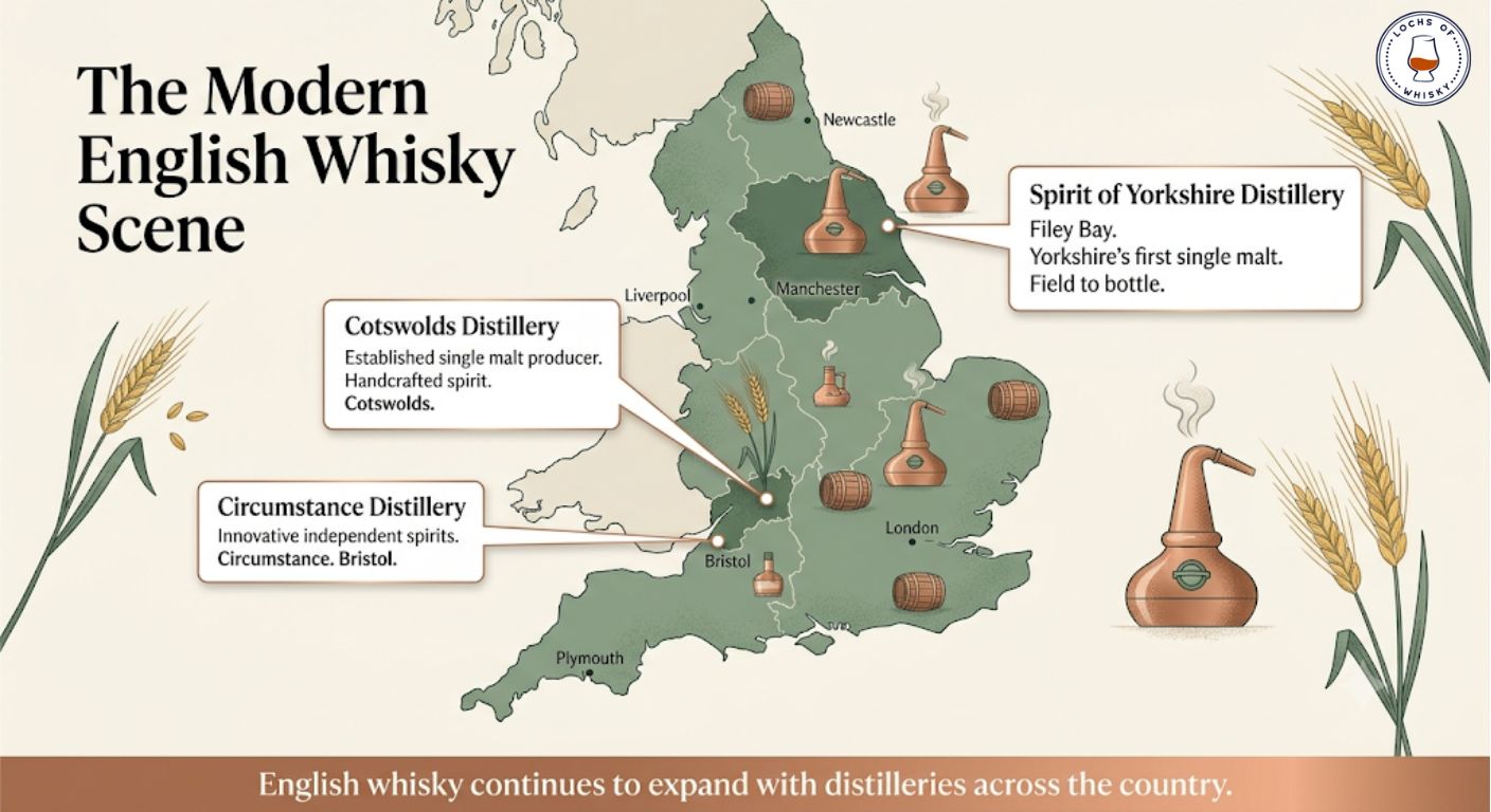 Infographic showing the five characteristics that typically define premium Irish whiskey over £100.