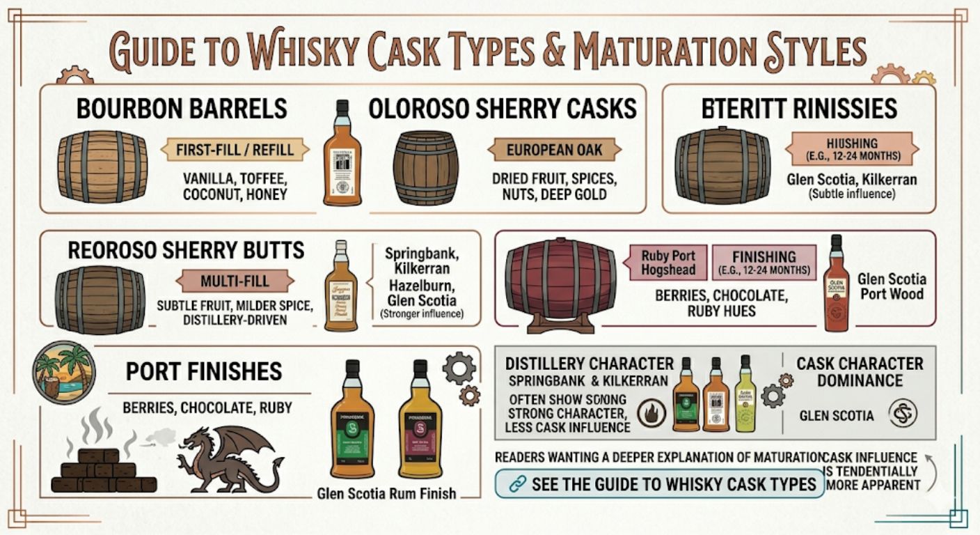 whiksy cask type infographic